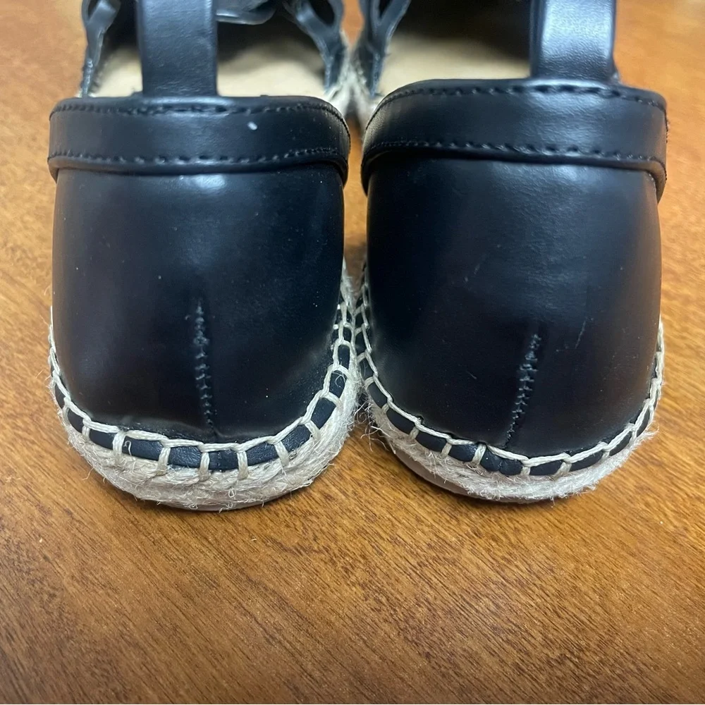 DV by Dolce Vita Black Espadrille Slip-Ons Women’s Size 8